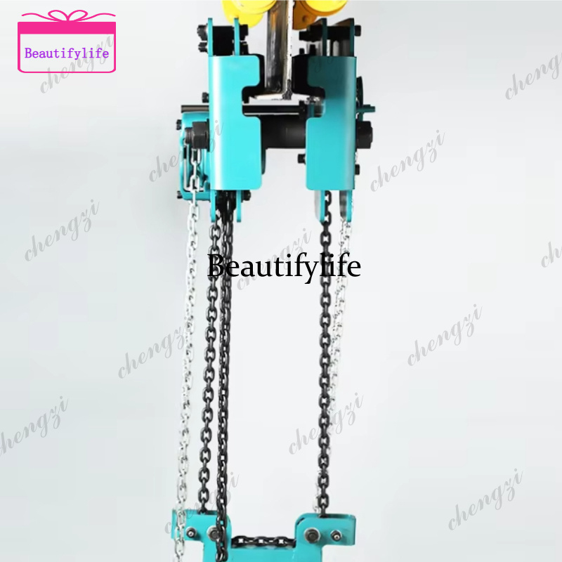 Heavy Equipment Lift - a55 低頭高二重チェーンハンドホイスト手動チェーンリフティングホイストヘビーデューティ工業用クレーンリフティングハンドリング機器ツール