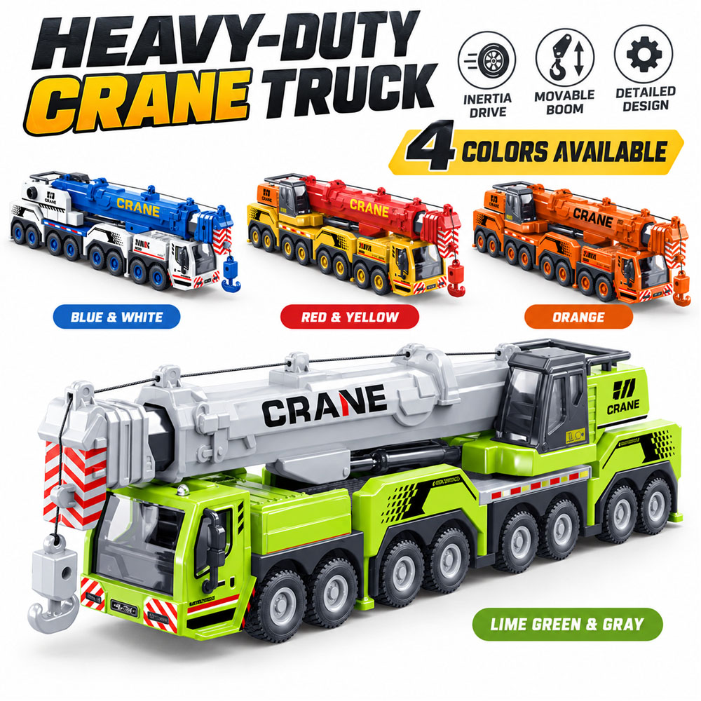 大型クレーントラック、慣性駆動式建設車両、360度旋回可能  - Heavy Equipment Bucket のレビューと価格