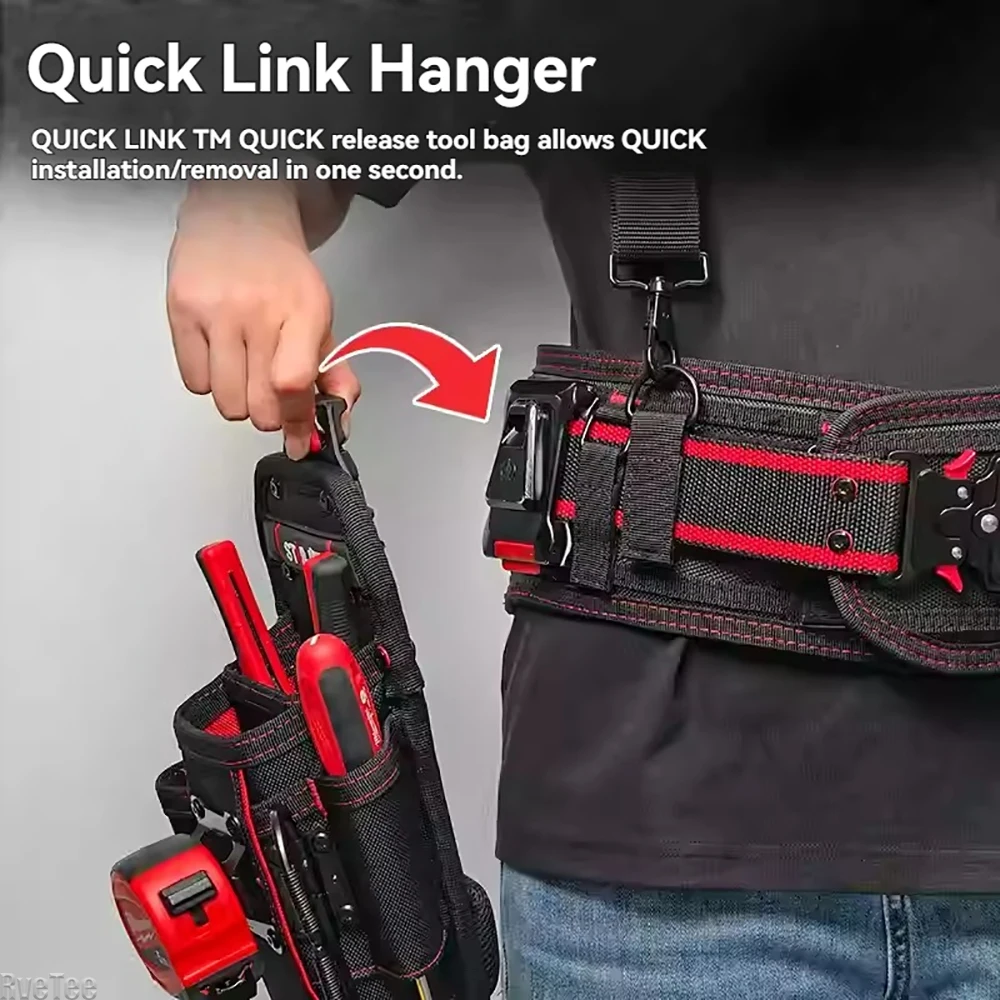 クイックハングツールベルトポーチ 1680D高耐久性生地、電 - Heavy Equipment Electrician のレビューと価格